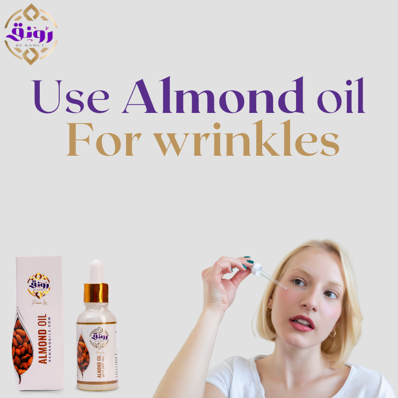 Use almond oil for wrinkles