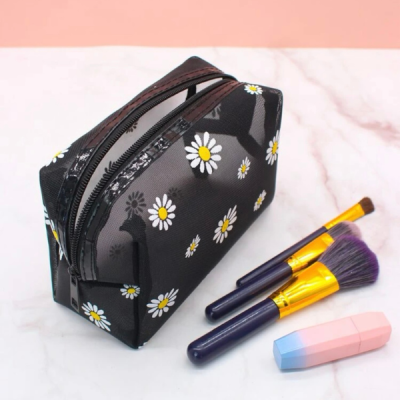 Floral Cosmetic Bag & Organizing Pouch