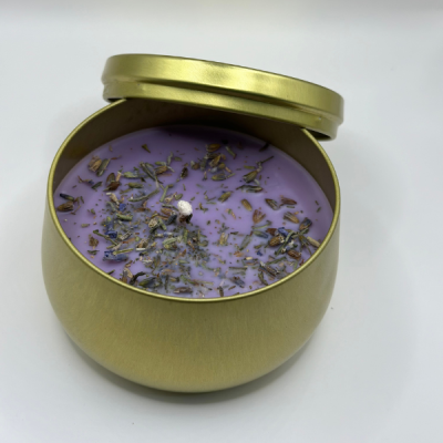 Lavender scented candle