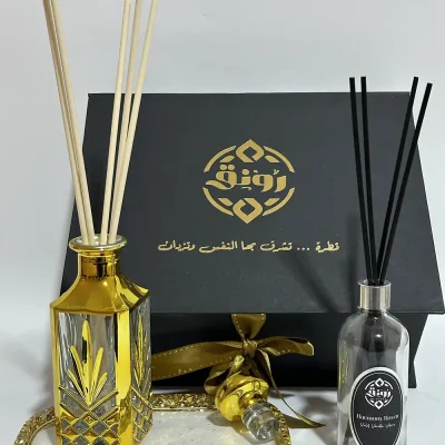 Dubai-Bling-musk-oud-Deluxe Plus with bottle Lavender عود و مسك – ديلوكس