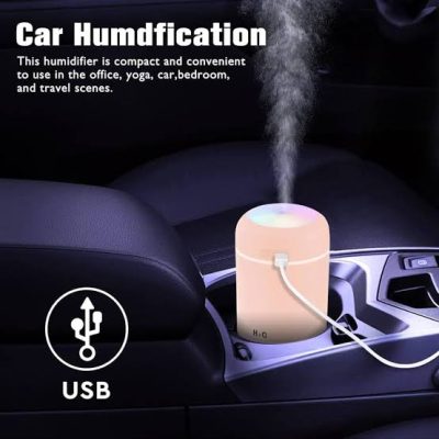 Mini USB Air humidifier Led light cup shaped + 12 ml Scent