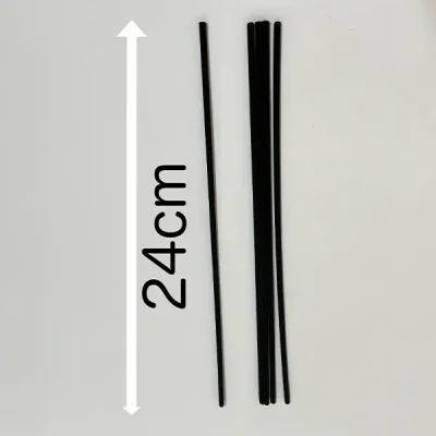 Fiber sticks 24cm black