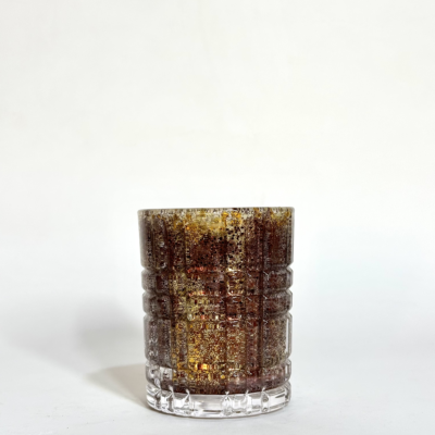 Crystal Oud gold brown Candle