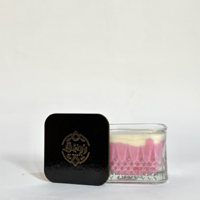 Square Oud Rose Candle